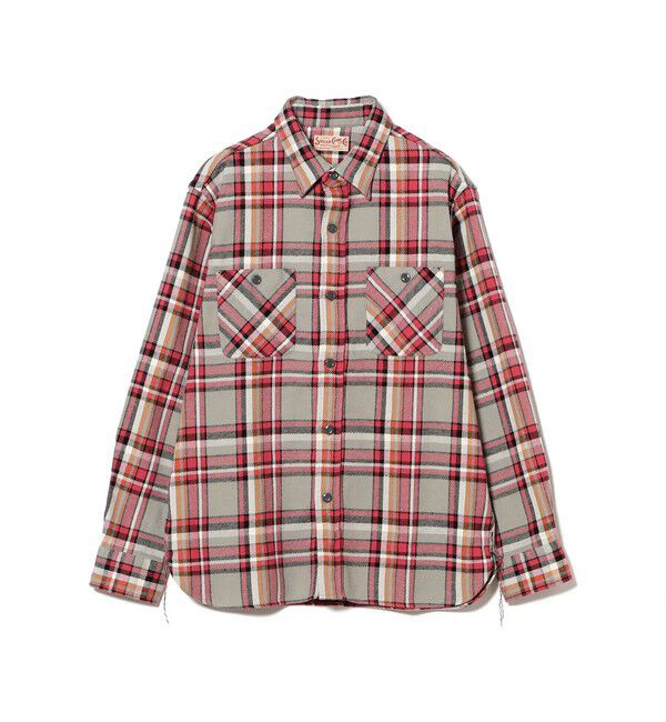 BEAMSBOY「SUGAR CANE / ツイル チェック ワーク シャツ」|シャツ・ブラウス|