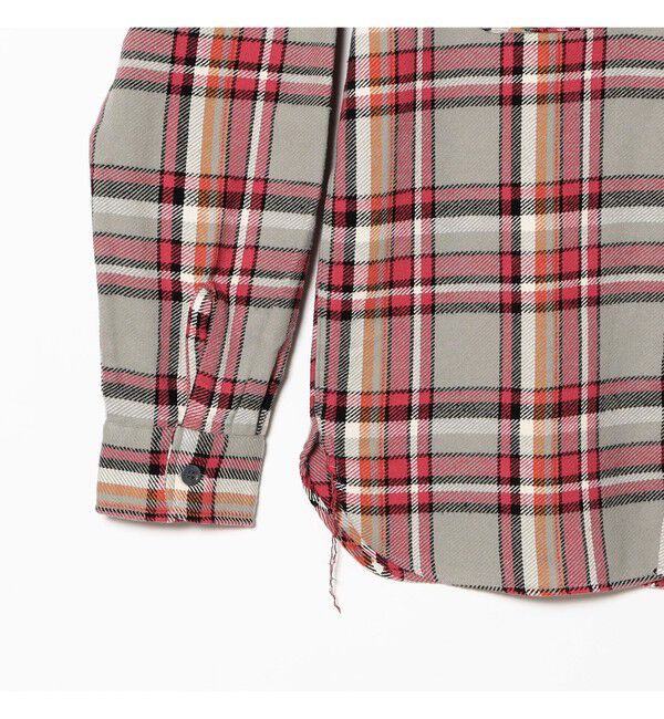 BEAMSBOY「SUGAR CANE / ツイル チェック ワーク シャツ」|シャツ・ブラウス|