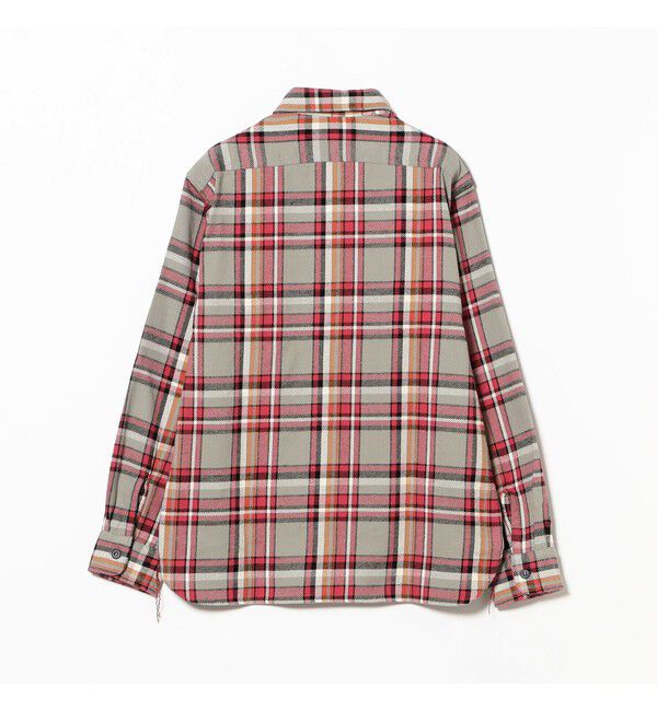 BEAMSBOY「SUGAR CANE / ツイル チェック ワーク シャツ」|シャツ・ブラウス|
