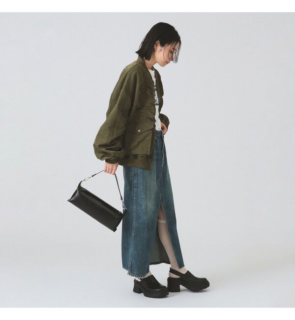 Ray BEAMS 「シャーリング MA-1 ブルゾン」|ブルゾン・スタジャン|