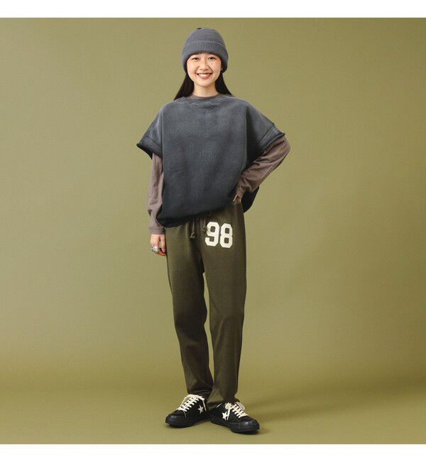 BEAMSBOY「ロゴ イージーパンツ」|チノ|