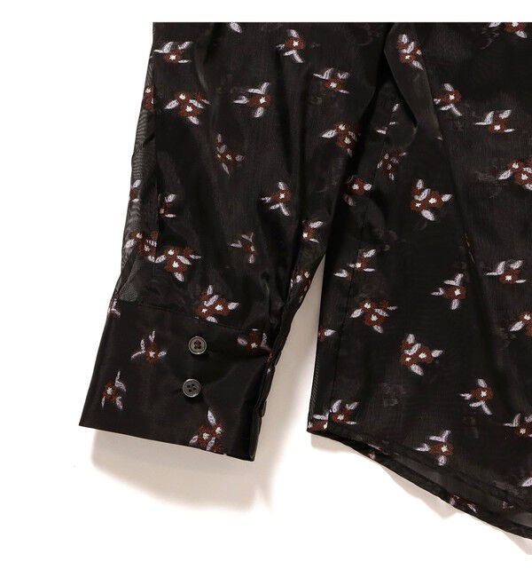 Ray BEAMS 「シアー フラワー ジャカード シャツ」|シャツ・ブラウス|