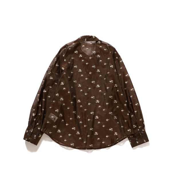 Ray BEAMS 「シアー フラワー ジャカード シャツ」|シャツ・ブラウス|