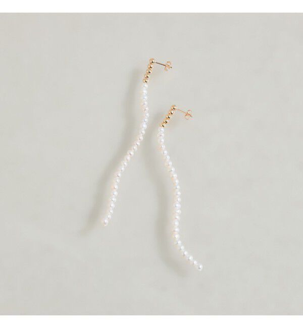 Demi-Luxe BEAMS 「jour couture /  prill.01 ピアス」|その他|WHITE