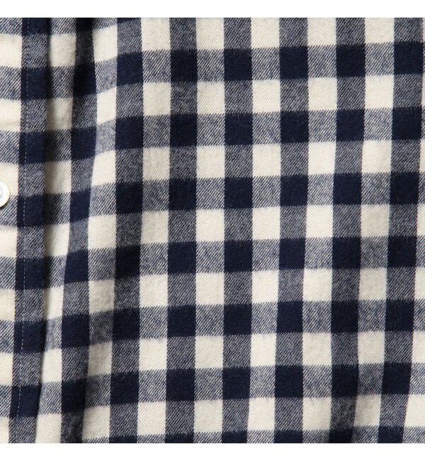 BEAMS PLUS「BEAMS PLUS / シャギーギンガムチェック ボタンダウンシャツ」|シャツ・ブラウス|