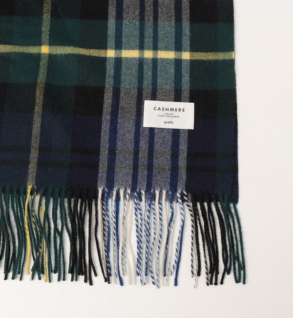 SHIPS for women「チェック カシミヤ ストール」|ストール|