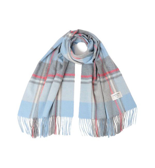 SHIPS for women「チェック カシミヤ ストール」|ストール|