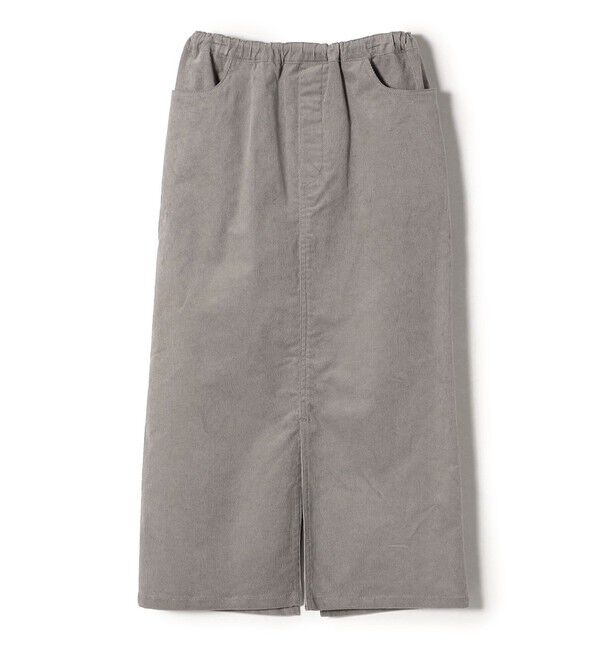 SHIPS for women「*〈手洗い可能〉ストレッチ コーデュロイ イージー ナロー スカート ◇」|タイト|