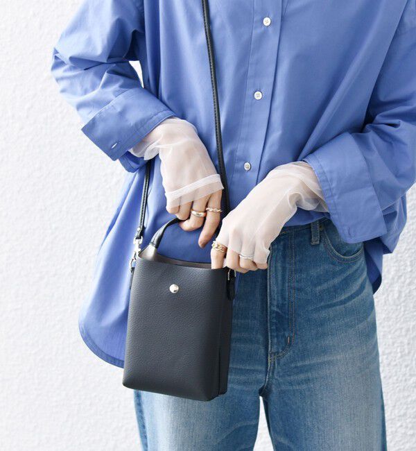 SHIPS any「SHIPS any: 2WAY スクエア ミニ ショルダー バッグ」|ショルダー・メッセンジャー|ブラック