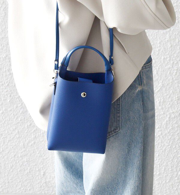 SHIPS any「SHIPS any: 2WAY スクエア ミニ ショルダー バッグ」|ショルダー・メッセンジャー|ブルー