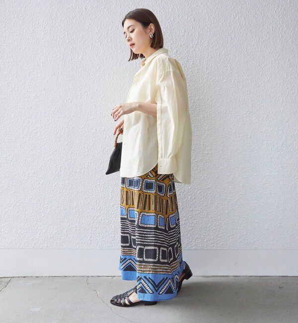 SHIPS for women「〈手洗い可能〉綿 ナイロン シアー オーバー シャツ ◇」|シャツ・ブラウス|