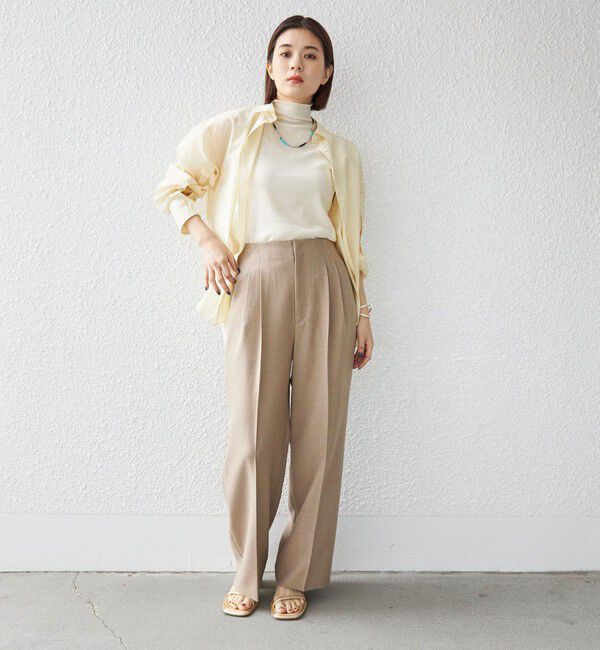 SHIPS for women「〈手洗い可能〉綿 ナイロン シアー オーバー シャツ ◇」|シャツ・ブラウス|