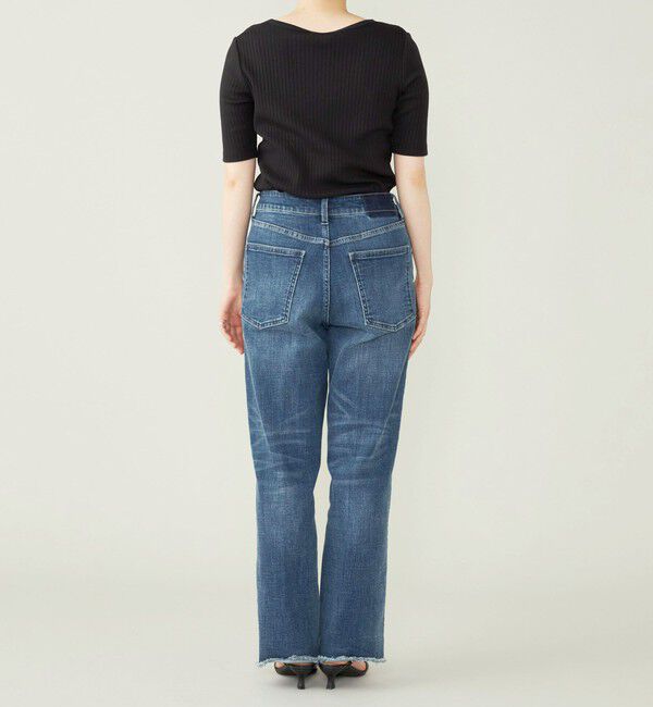 quaranciel「quaranciel:〈洗濯機可能〉ハンサム テーパード デニム パンツ 2」|デニム|