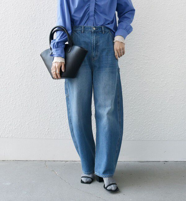 SHIPS any「SHIPS any:〈洗濯機可能〉コクーンペインター デニムパンツ［SHIPS any DENIM］」|デニム|