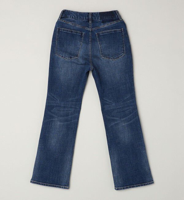 quaranciel「quaranciel:〈洗濯機可能〉セミフレア デニム パンツ」|デニム|