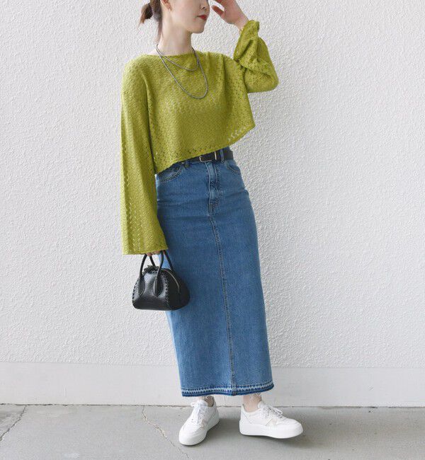 SHIPS for women「* 〈手洗い可能〉バルファス レース ショート プルオーバー 24SS ◇」|Tシャツ・カットソー|