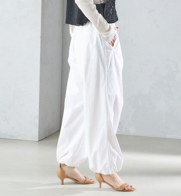 SHIPS for women「〈手洗い可能〉裾ドロスト ナイロン カーゴ パンツ ◇」|その他|