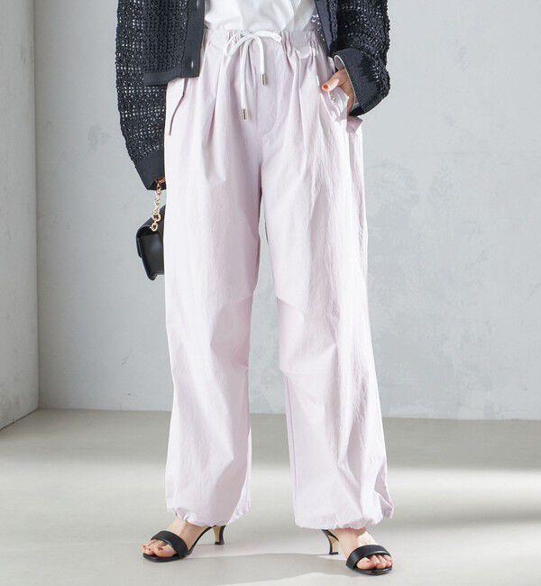 SHIPS for women「〈手洗い可能〉裾ドロスト ナイロン カーゴ パンツ ◇」|その他|