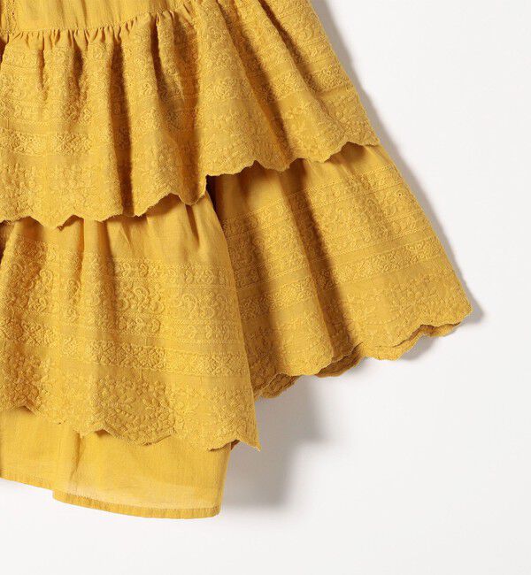 SHIPS any「bon_meur:〈洗濯機可能〉レース ティアード ボリューム ブラウス」|シャツ・ブラウス|