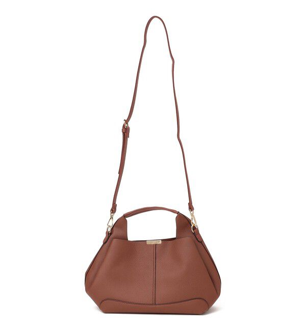 SHIPS any「SHIPS any: ゴールド プレート ワンハンドル 2WAY バッグ」|ショルダー・メッセンジャー|