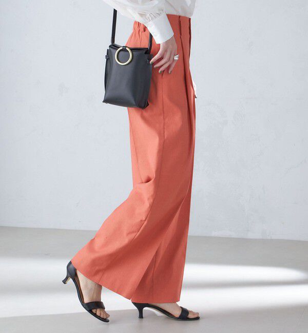 SHIPS for women「〈手洗い可能 / UVカット〉ドライオックス フロント タック ストレート パンツ」|その他|