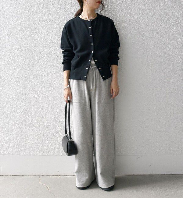 SHIPS any「【WEB限定】SHIPS any: USA コットン 裏起毛 コンパクト スナップ カーディガン」|カーディガン|