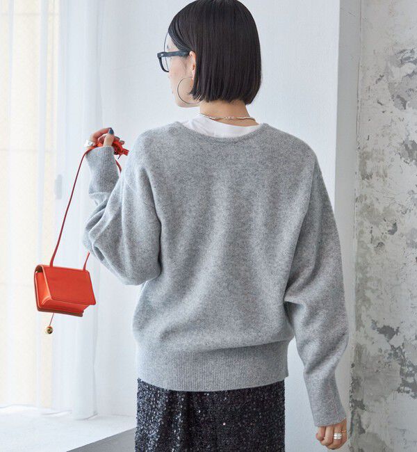 SHIPS for women「〈手洗い可能〉7G ウール カシミヤ ヘンリーネック 2WAY プルオーバー」|ニット・セーター|