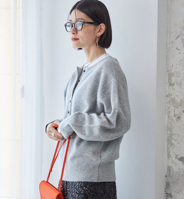 SHIPS for women「〈手洗い可能〉7G ウール カシミヤ ヘンリーネック 2WAY プルオーバー」|ニット・セーター|