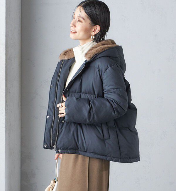 SHIPS for women「ファー付 ダウンコート」|ダウン|