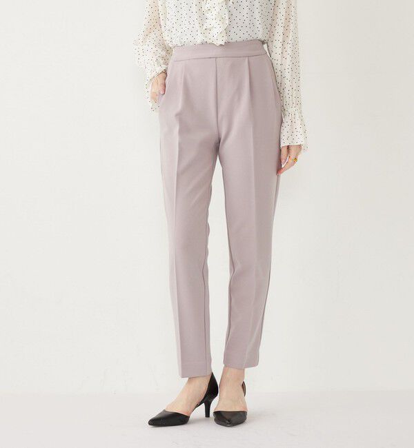 SHIPS Colors 「SHIPS Colors:ストレッチ ジョーゼット テーパードパンツ 3 （セットアップ対応可能）◇」|その他|