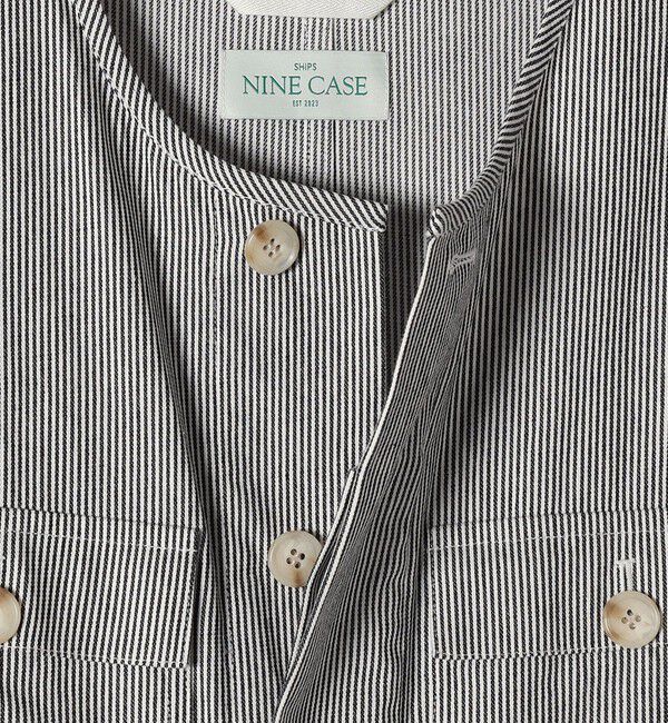 SHIPS for women「SHIPS NINE CASE:〈洗濯機可能〉ジャンプスーツ」|オールインワン|