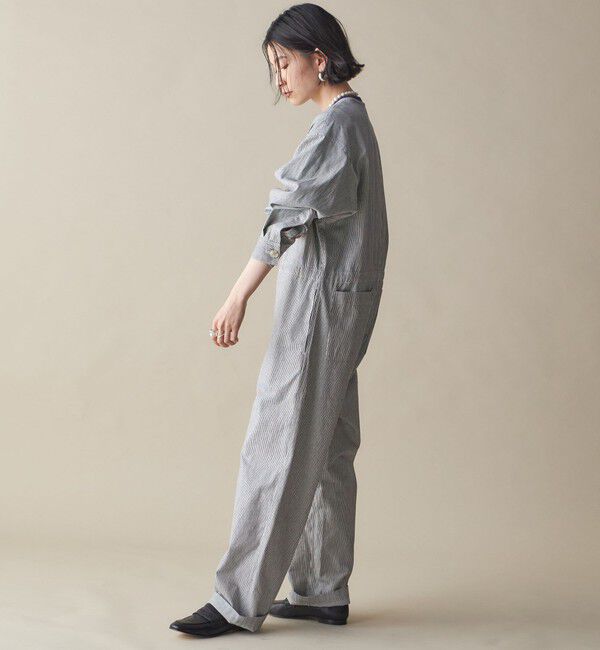 SHIPS for women「SHIPS NINE CASE:〈洗濯機可能〉ジャンプスーツ」|オールインワン|