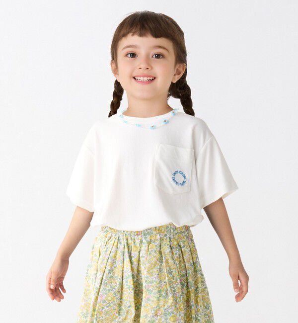 SHIPS Colors 「SHIPS Colors:90～140cm / 〈接触冷感・気化冷却〉AIR FREEZE Tシャツ」|Tシャツ・カットソー|ライトホワイト