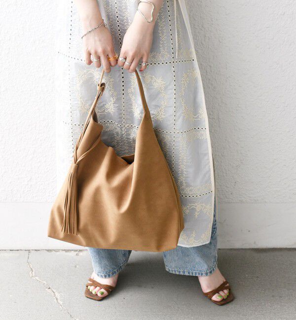 SHIPS any「SHIPS any: A4 タッセル ワンショルダー バッグ」|トートバッグ|