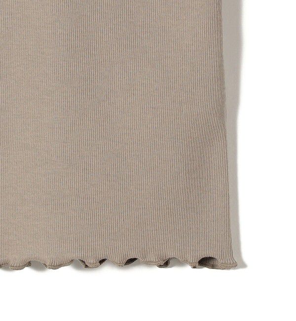 SHIPS for women「SHIPS Primary Navy Label:サテン パイピング リブ タンクトップ」|タンクトップ|