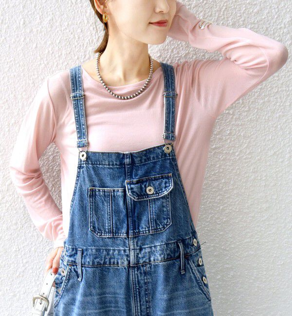 SHIPS for women「シアー フライス ロング スリーブ カットソー」|Tシャツ・カットソー|