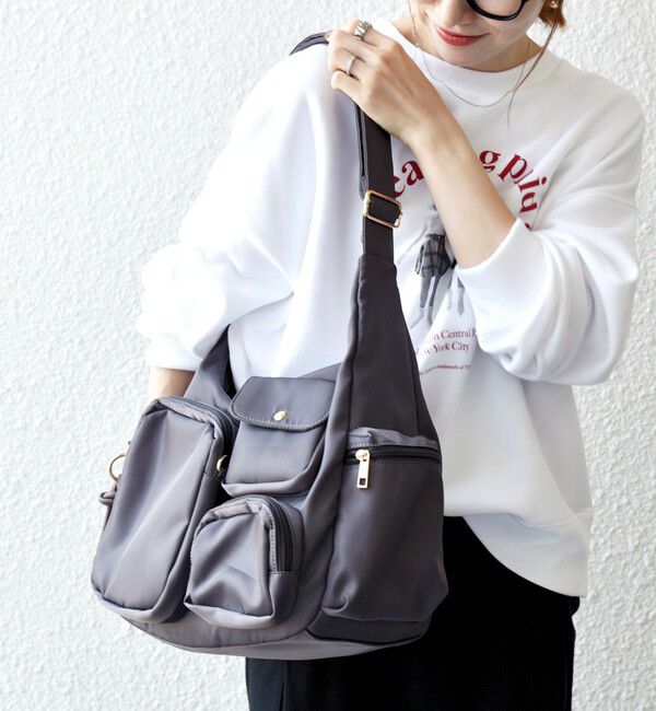 SHIPS any「《一部追加予約》SHIPS any: 9ポケット 2WAY ショルダー バッグ」|ショルダー・メッセンジャー|