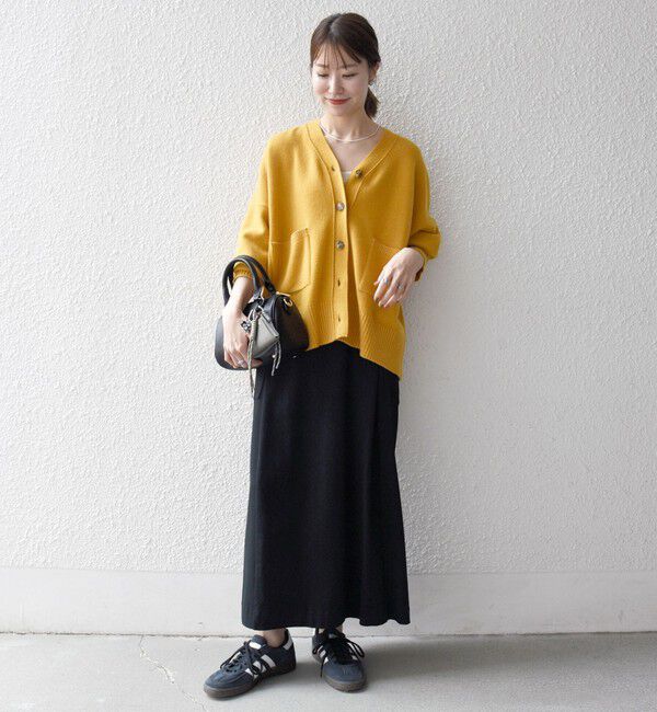 SHIPS any「SHIPS any:〈手洗い可能〉AQUA カシミヤ ミックス Vネック カーディガン」|カーディガン|