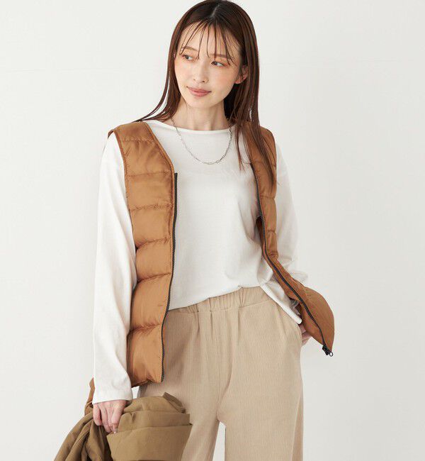 SHIPS Colors 「SHIPS Colors:〈手洗い可能〉ダウンライナー グログラン パーカ 2◇」|ダウン|