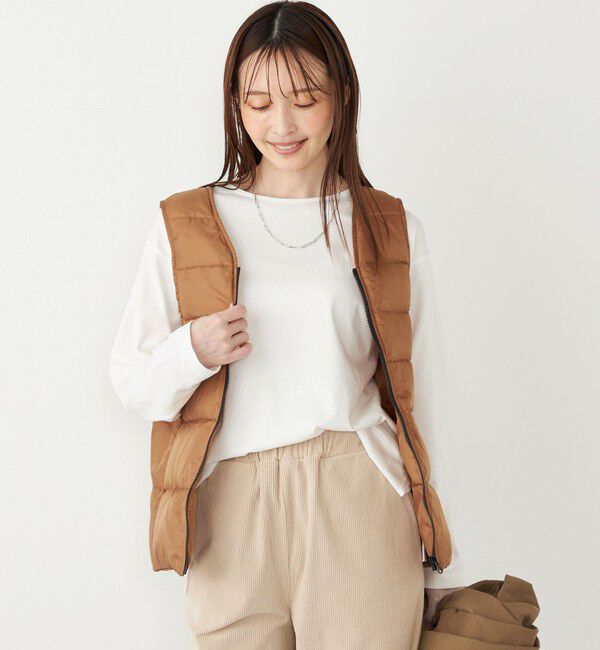 SHIPS Colors 「SHIPS Colors:〈手洗い可能〉ダウンライナー グログラン パーカ 2◇」|ダウン|