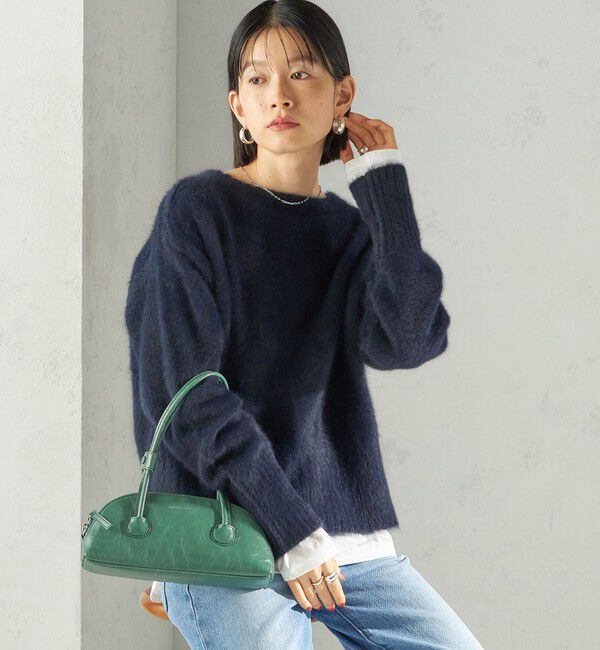 SHIPS for women「〈手洗い可能〉フォックス クルーネック ニット プルオーバー」|ニット・セーター|