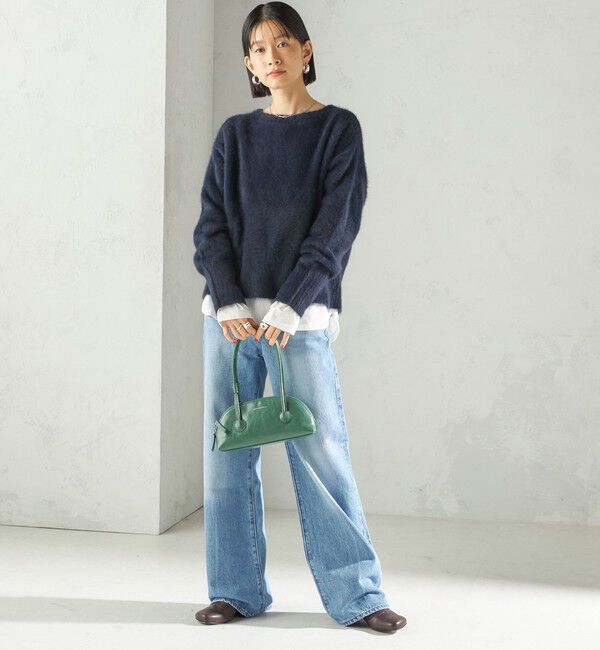 SHIPS for women「〈手洗い可能〉フォックス クルーネック ニット プルオーバー」|ニット・セーター|