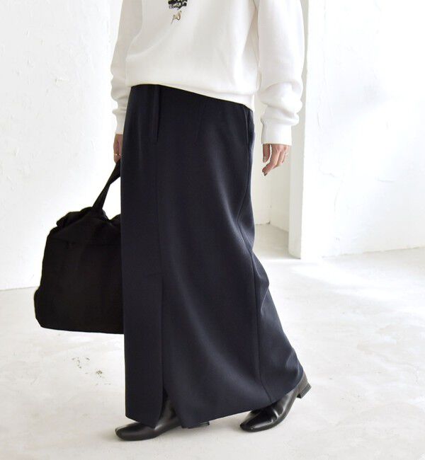 quaranciel「quaranciel: エア ニードル Iライン スリット スカート」|スカート|