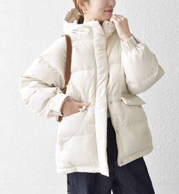 SHIPS any「【WEB限定】SHIPS any: フーディ ショート ダウン ジャケット 2」|ダウン|