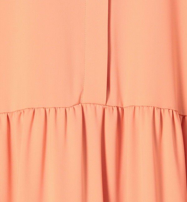 Ballsey「パウダリーサテン ティアードロングワンピース」|ワンピース|