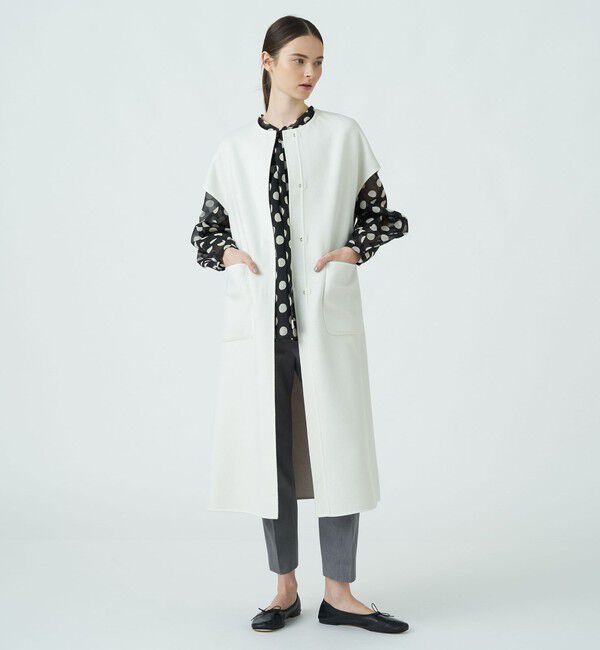 TOMORROWLAND collection「ウールカシミヤライトリバー ベルテッドロングジレ」|その他|