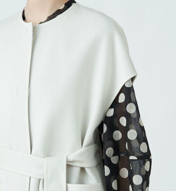 TOMORROWLAND collection「ウールカシミヤライトリバー ベルテッドロングジレ」|その他|