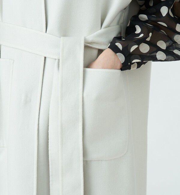 TOMORROWLAND collection「ウールカシミヤライトリバー ベルテッドロングジレ」|その他|