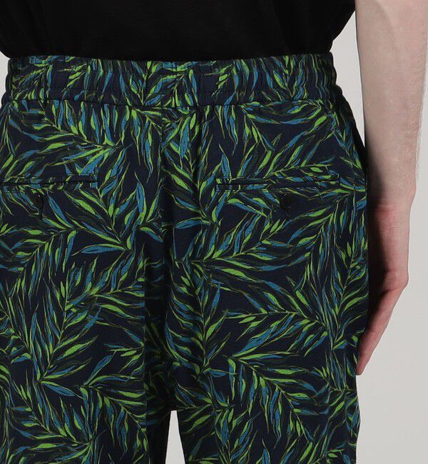TOMORROWLAND MENS「コットン リーフプリント スリムテーパードイージーパンツ」|その他|