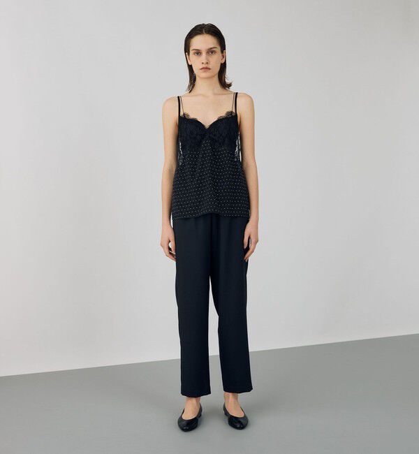 DES PRES「シルクドットプリント  キャミソール」|シャツ・ブラウス|